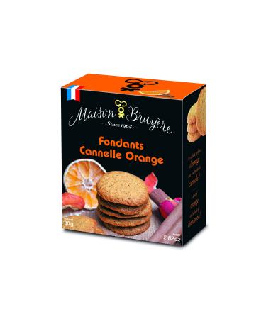 Cinnamon Orange Fondants: Artisanal biscuits made in France