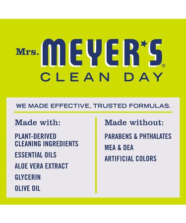 Mrs. Meyer's Lemon Verbena Hand Soap - 12.5 fl. oz (Pack of 3) | Essential Oils, Biodegradable Formula - Buy Online on GoSupps.com