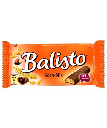 Balisto Chocolate Bars - Grain Mix & Orange | 20 Bars (3 Packs) | 37g Each - Buy Online for International Shipping - Buy Online on GoSupps.com