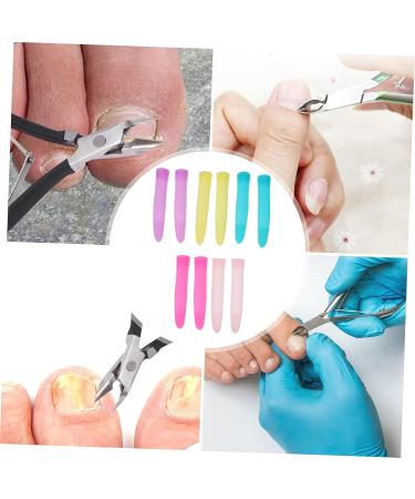 Beavorty 5 Pairs Cuticle Nipper Handle Sleeve Cuticle Trimmer Nipper Cover Nail Silicone Handle Cuticle Scissor Handle Sleeve Cuticle Handle Cover Silica Gel Non-Slip Anti-Fall Cover - Buy Online on GoSupps.com