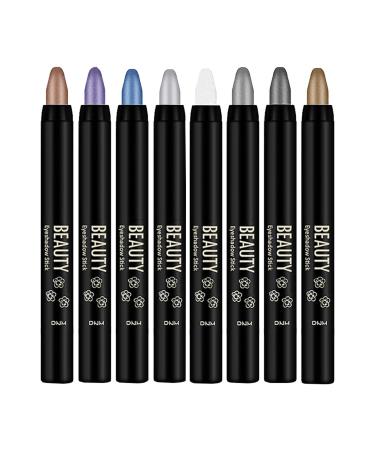 Dtaigou eyeshadow sticks eyeshadow pen eyeshadow applicator pen eyeshadow applicator pen blendable eye pencil cream waterproof eyeshadow glitter stick