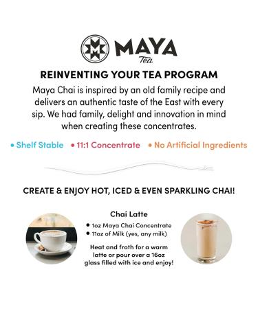 Maya Chai Tea Concentrate - Authentic Heritage Recipe 64 oz with White Pump - Shop Internationally - Buy Online on GoSupps.com