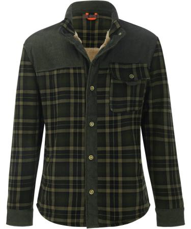 Buy Hanxiulin Men's Fleece Plush Jacket - Warm Windproof Winter Parka XL Gray | Cuddly Long Sleeve Bomber Coat - Buy Online on GoSupps.com