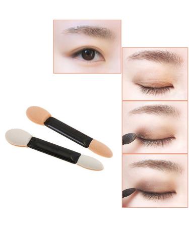 KINGMAS 100 Pack Double Ended EyeShadow Brushes - Disposable Oval Applicator Makeup Tools - Buy Online on GoSupps.com