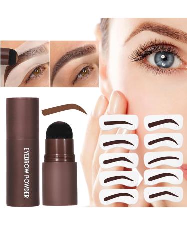  smashing Eyebrow Stamps - Waterproof Pigmented Eyebrow Power Stamp Kit | Brow Tint Kit Fine Texture Sweatproof for Drawing Eyebrow Shape Smashing - Buy Online on GoSupps.com