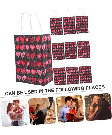 ABOOFAN 30 Pcs Valentine's Day Tote Valentine Paper Bags for Kids Valentines Candy Bags Love Heart Gift Pouches Valentine Tote Bag Sweetest Day Gifts Mardi Gras Bag Girl Gift Bag Child 1 count (Pack of 1) As Shown 2x3pcs - Buy Online on GoSupps.com