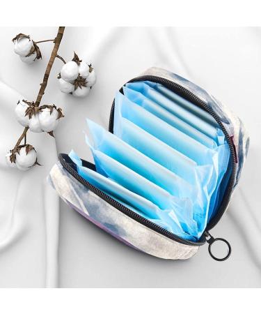 Women s Travel Organizer Bag - Large Capacity Menstrual Cup & Makeup Storage - Stylish Watercolor Design - Buy Online on GoSupps.com