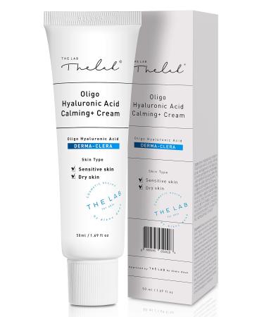 Blanc Doux Oligo Hyaluronic Acid Calming Cream 1.69 fl. oz. - VEGAN Certified - Greatly Moisturizing Cream for Sensitive  Dry Skin with Hyaluronic Acid Deep Hydrating  Soothing - Best Korean Skin Care