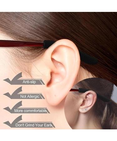 Shop HSLXBY 4 Pairs Soft Knit Cotton Glasses Brackets - Anti-Slip Comfortable & Elastic Accessories for Sunglasses & Readers - International Shipping - Buy Online on GoSupps.com