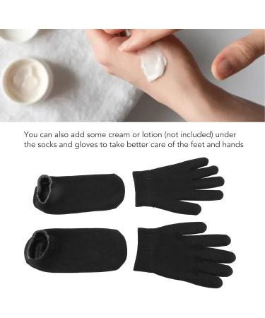 Moisturizing Gel Gloves Socks Set Soft Essential Oil Gloves Socks for Dry Cracked Hands Feet. Use Regularly with Cream for Softer Skin (-1411240122011) Pongnas38x9ubksap-11 - Buy Online on GoSupps.com