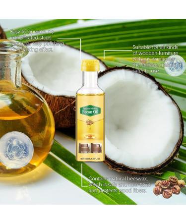 Natural Extracts Wood Care Polish 125ml Pecan Oil Wood Polish for Enhanced Furniture Beauty for Tables Chairs Cabinets 2 Sets - Buy Online on GoSupps.com
