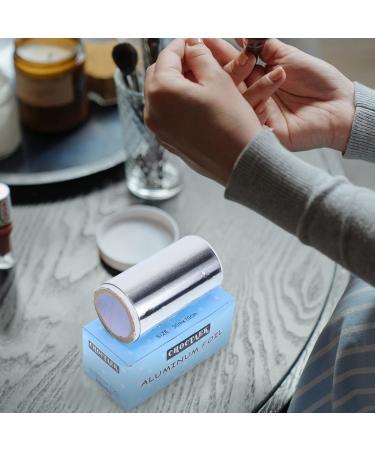 Healeved 3rolls Nail Foil Polish Remover Manicure Tools Nail Gel Nail Tinfoil Wipe Nail Wraps Tinfoil Nail Soak off Foil Nail Accessories Manicure Supplies Thin Section Nail Bag Tin Foil - Buy Online on GoSupps.com