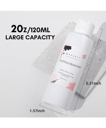 Makartt Cuticle Remover Liquid - Professional Nail Care Cuticle Softener 4.2 Fl.OZ for Manicure & Pedicure - Instant Cuticle Dissolver for Dry Cuticles - Buy Online on GoSupps.com