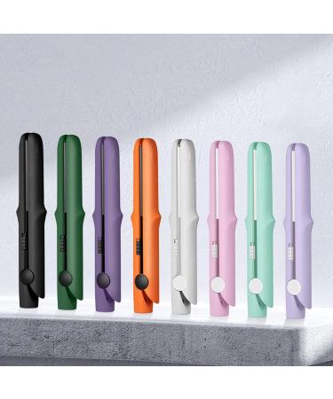 Upgraded 2 In 1 Mini Curling Wand Flat Hair Straightene Mini Dual Purpose Curling Flat Long Lasting Portable Travel Curling Wand For Women Short Hair All Hair Types T3 Single Pass Curler (E One Size) One Size E - Buy Online on GoSupps.com