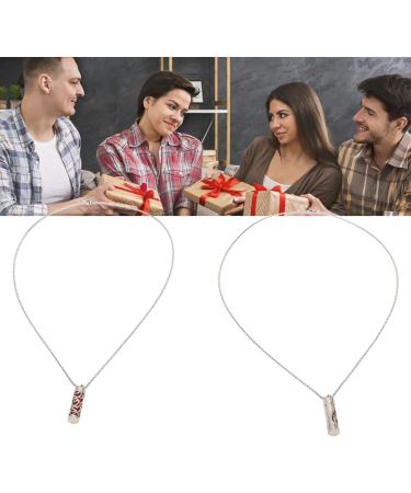 Aroma Necklaces Stress Relief 2pcs Essential Oil Diffuser Necklace Hollow Pattern Stainless Steel Fade Resistant Improve Mood for Men for Meditation - Buy Online on GoSupps.com