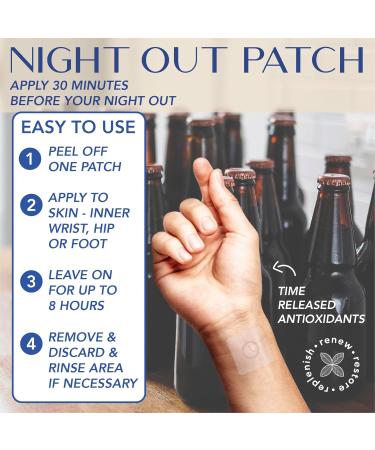 Laki Naturals Night-Out Patch (Pack of 15) | Reclaim Your Vitality and Equilibrium After Parties Bars and Fun Night Out (1 count pack of 15) - Buy Online on GoSupps.com