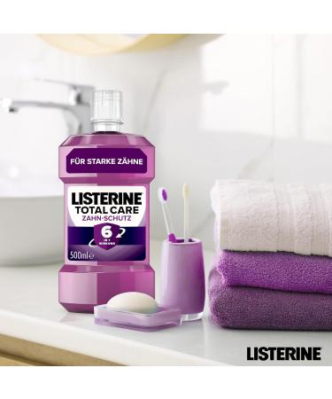 Buy Listerine Total Care Dental Protection 6-Pack (6 x 500 ml) | Antibacterial Mouthwash for Caries Gum Health & 24H Fresh Breath - Buy Online on GoSupps.com