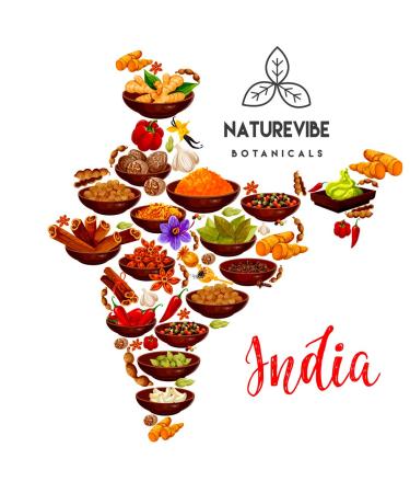 Naturevibe Botanicals Organic Nutmeg Whole 1.76oz (50gm) | Non-GMO, Gluten Free Indian Spice - Buy Online on GoSupps.com