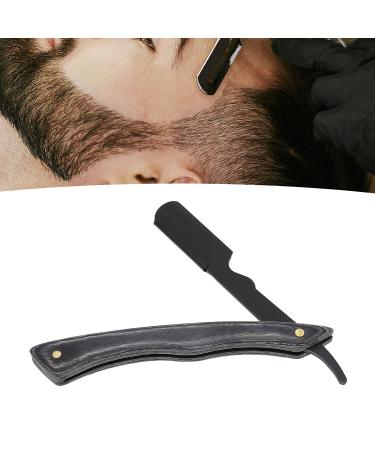 Beard Blade Holder - Professional Foldable Manual Beard Trimmer | Stainless Steel Straight Edge for Precision Shaving - Buy Online on GoSupps.com