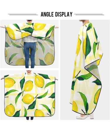 Waterproof Barber Cape - Lemon Pattern & Cheetah Haircut Bib for Men & Women | Unisex Hair Cutting Cape (8rp1a - Buy Online on GoSupps.com