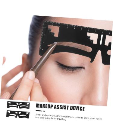 PLAFOPE 2pcs Eyebrow Ruler Microblading Template Mini Eyebrow Measuring Tool Eyebrow Trimming Designer - Buy Online on GoSupps.com