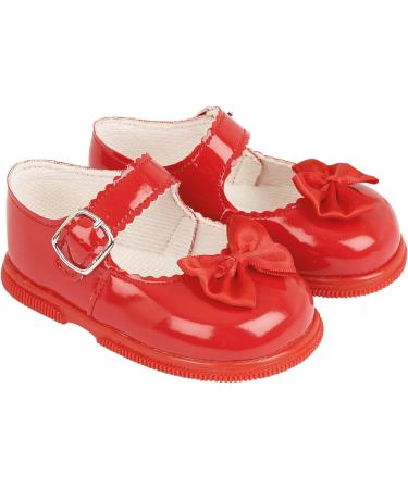 Baypods Toddler Shoes | Hard Sole Baby Girls First Walking Shoes | Anti-Slip Sole | Made in England | 4 UK Child | Red Patent - Buy Online on GoSupps.com