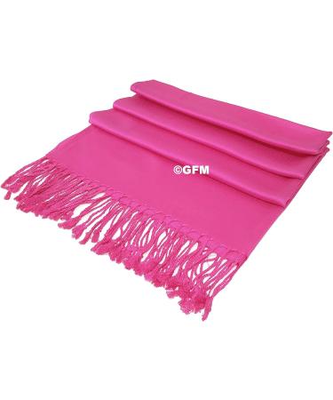 GFM Smooth Shiny Pashmina Style Scarf - L9 (Pink) - Buy Online on GoSupps.com