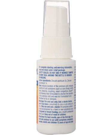 Zicam Cold Plus Oral Mist 1.0 fl oz - Buy Online on GoSupps.com