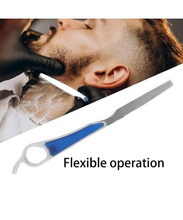 Professional Stainless Steel Straight Edge Barber Razor | Flexible & Easy to Use | Perfect for Haircutting & Styling - Buy Online on GoSupps.com