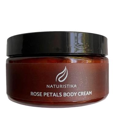 Rose Petals Extremely Rich Body Cream | Luxurious Moisturizer with Shea Butter Coconut Rosehip & Aloe | Clean & Natural Formula | Non-Greasy Rose Body Butter. Rose Scent. - 8 oz Jar