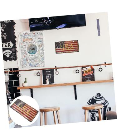 LIFKOME Metal Signs Us Flag Fourth of July Tin Sign Iron Painting Tin Signs Crafts Independence Day Vintage - Buy Online on GoSupps.com