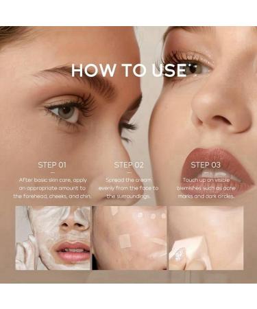 2PCS BB Cream Light Tinted SPF 50 Face Moisturiser BB Cream Medium BB Cream Foundation Tinted Moisturiser Face Women Color Correcting Cream with Snail Extracts Tinted Sunscreen for Face (Natural) - Buy Online on GoSupps.com