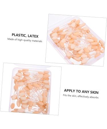 SOESFOUFU 50pcs Makeup Emulsion Makeup Brush Sponge Applicator Eyeshadow Plastic - Buy Online on GoSupps.com