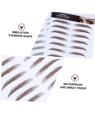 FRCOLOR 16 Pcs Eyebrow Stickers Eyebrow Shaping Template Eyebrows Makeup Tools Eyebrow Stencils 3d Applique - Buy Online on GoSupps.com