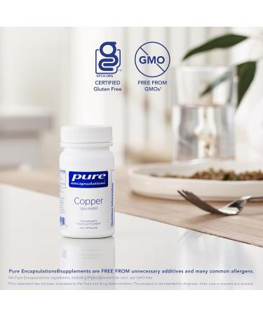 Pure Encapsulations Copper Glycinate 60 Capsules - Immune System Support - Buy Online on GoSupps.com