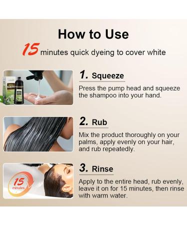  Pemarlis 3-in-1 Hair Colour Shampoo for Grey Hair - Black (Dark Brown) - Buy Online on GoSupps.com