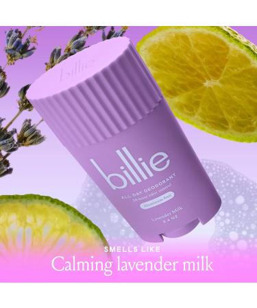 Buy Billie All Day Women's Deodorant - Lavender Milk Scent 24 Hour Odor Control Aluminum Free 2.6 Oz - Best International Shipping - Buy Online on GoSupps.com
