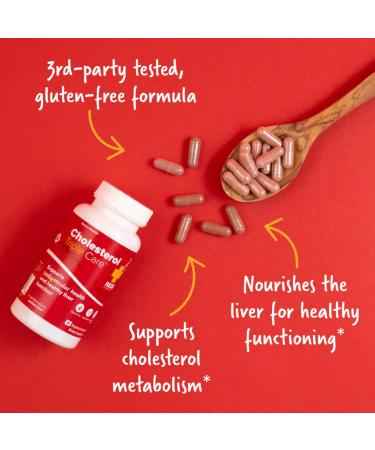 Redd Remedies, Cholesterol Triple Care, Supports Healthy Cholesterol Levels and Liver Function, 60 Vegetarian Capsules - Buy Online on GoSupps.com