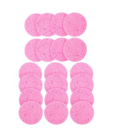 FRCOLOR 100 Pcs Makeup Puff & Facial Sponge Set - Portable Cleansing Pads for Makeup Removal & Spa Travel - Premium Wood Pulp Fiber Sponges - Buy Online on GoSupps.com