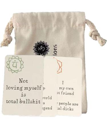 Sweary Affirmation Cards for Self-Encouragement | Motivational Cards for Meditation & Mindfulness - Buy Online on GoSupps.com