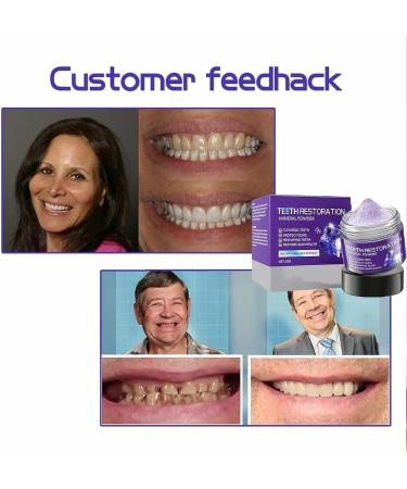 Tooth Repair Mineral Powder Tooth Mineral Powder Teeth Whitening Mineral Powder Purple Whitening Powder Effectively Strengthen Teeth and Gums - Buy Online on GoSupps.com