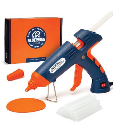 Hot Glue Gun Kit  Gluerious Dual Temp Glue Gun With 15 Hot Glue Sticks  60W/100W Full Size Glue Gun For Crafts & Heavy Duty Full Size (15 sticks) - Buy Online on GoSupps.com