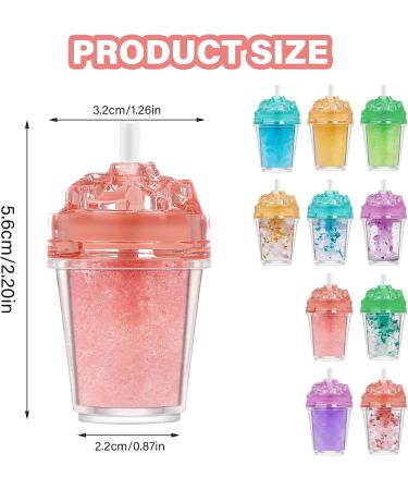 CHAKAE Lip Gloss Milk Tea Cup Lip Oil Moisturizing Lip Gloss Styles Jelly Lip Gloss Makeup Supplies for Party - Buy Online on GoSupps.com