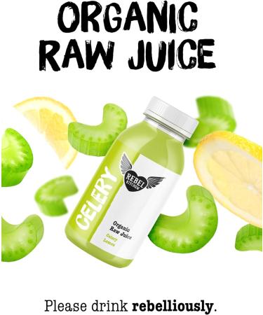 Rebel Kitchen Juices (Celery Juice 8 x 250ml) - Organic - Cold Pressed - Made in the UK - Soil Association Certified - 1% for the Planet - B-Corp Certified Celery Juice 250 ml (Pack of 1) - Buy Online on GoSupps.com