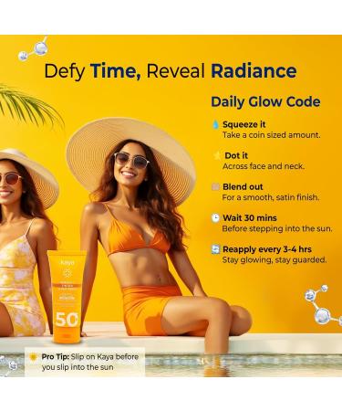 Age Defying Tinted Sunscreen with SPF 50 PA+++ Zinc Oxide Niacinamide Radicare Gold Dermatologist-Developed Blue Light Protection 50ml - Buy Online on GoSupps.com