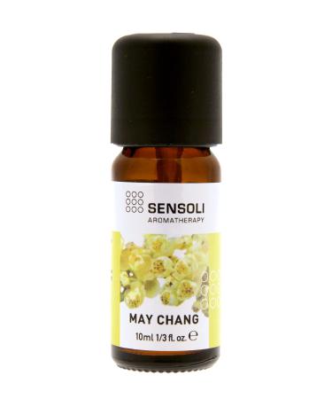 SENSOLI May Chang Essential Oil 10ml - Pure and Natural Essential Oil for Aromatherapy and Diffusers