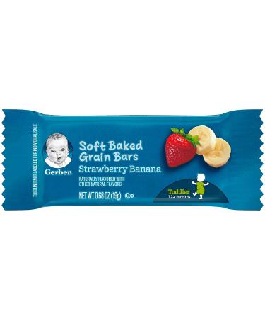 Gerber Graduates Toddler Cereal Bars - Strawberry Banana (8 count) - Buy Online on GoSupps.com
