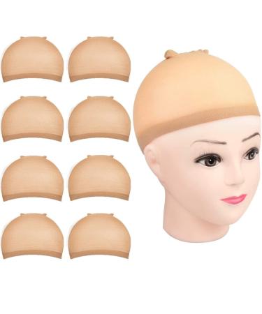 Wig Caps MORGLES 8 Pcs Nude Stocking Cap for Wigs Wig Caps to Hold Wig in Place Stretchy & Breathable - Buy Online on GoSupps.com