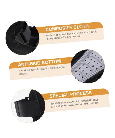 Ankle Straight Shoes for Sprains & Fractures | Women's Supportive Walking Boot | Anti-Rotation Foot Walker - Black - Buy Online on GoSupps.com