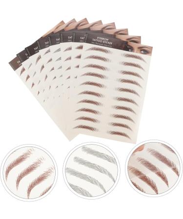  MERRYHAPY MERRYHAPY Eyebrow Makeup Stickers Beauty Sticker Set Fake Eyebrow Stickers Realistic Look For Thinning Eyebrows - Buy Online on GoSupps.com